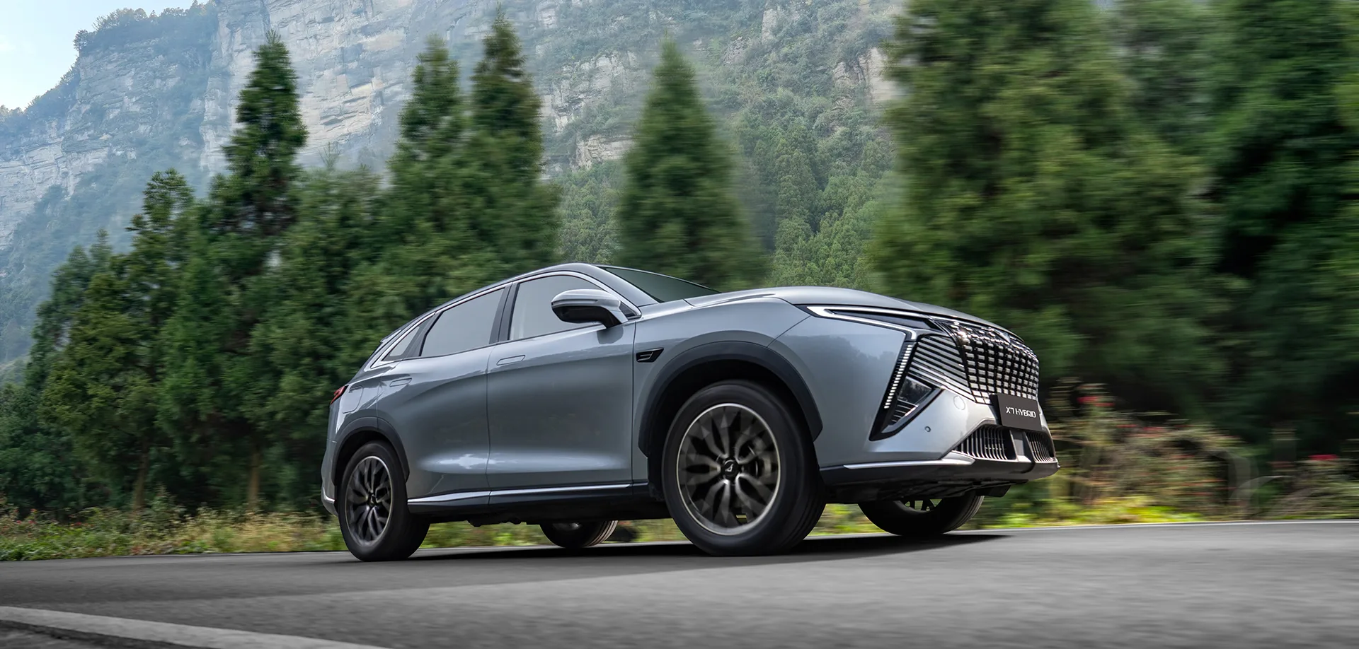 Kaiyi X7 PHEV en movimiento