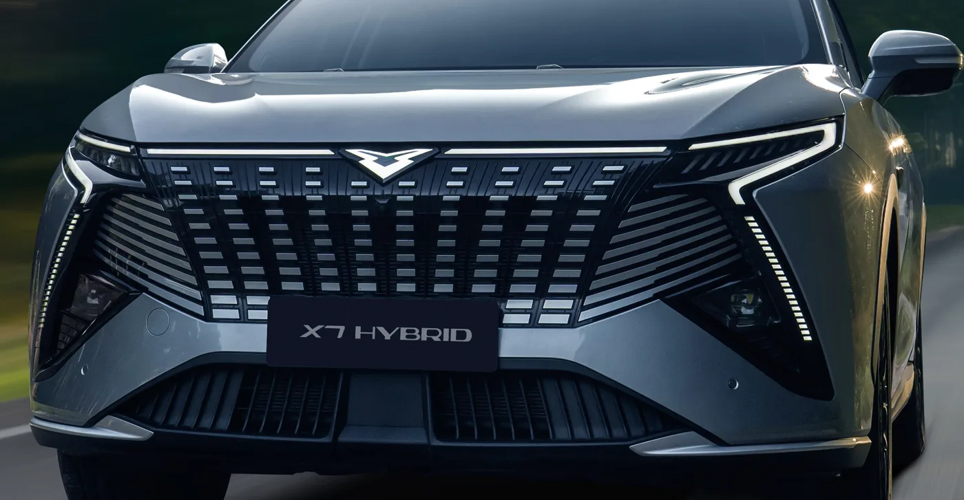 Kaiyi X7 PHEV parrilla frontal