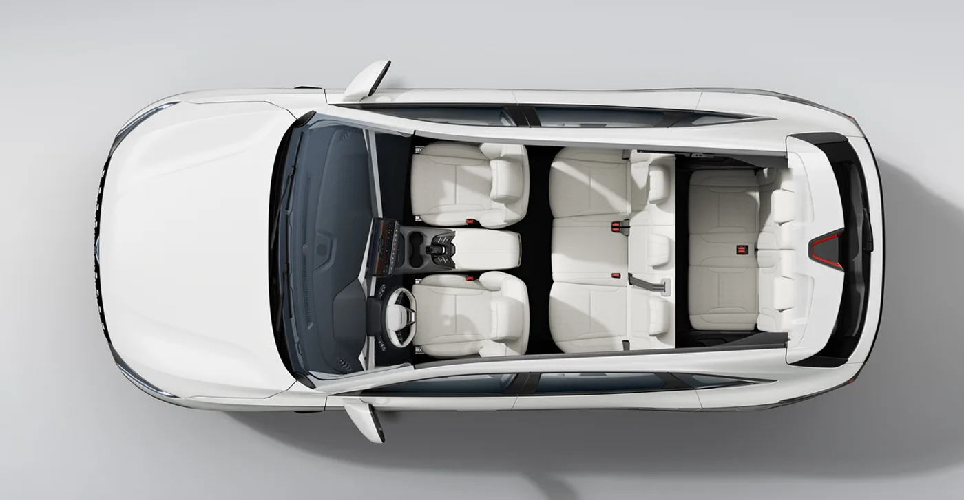 Kaiyi X7 PHEV interior 7 plazas