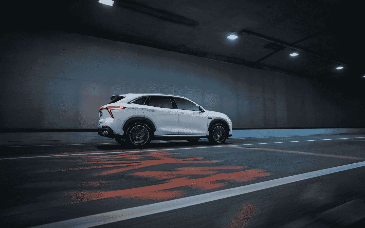 KYX7 PHEV en movimiento