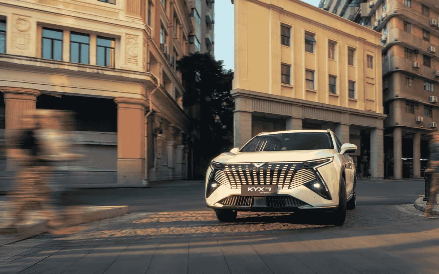 KYX7 PHEV parrilla frontal